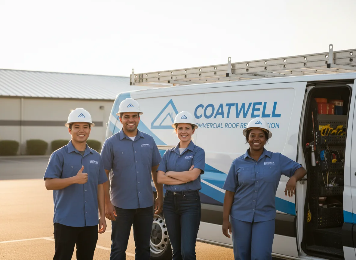Commercial roof coating company in Campbellton, TX